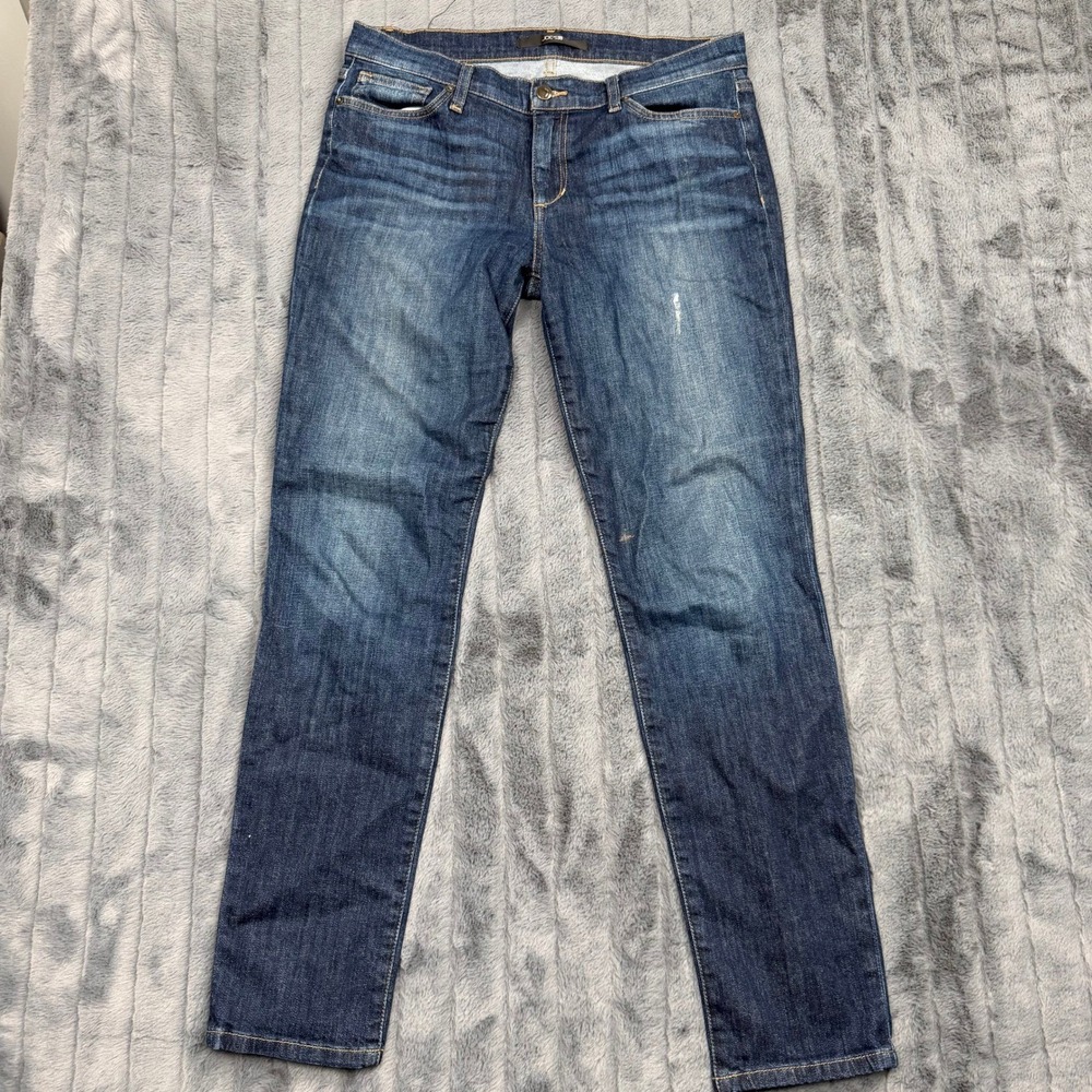 Joes Jeans Womens 31 Straight Leg Dark Wash Stretch Denim Blue Jeans CL#138M